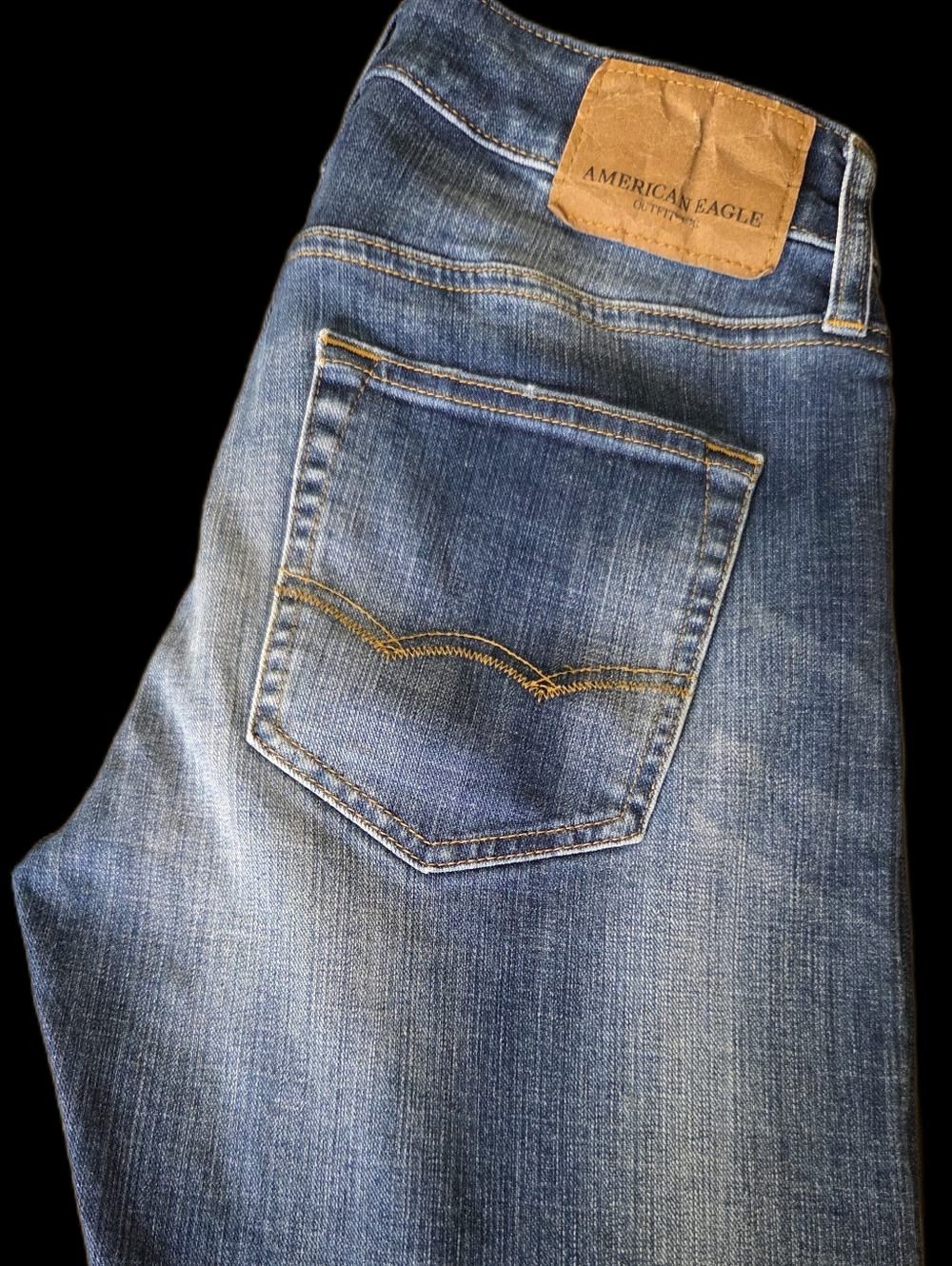 American Eagle Outfitters Extreme Flex 4 Blue Denim Jeans Slim 28x28